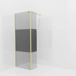 Balmani Modular inloopdouche met vaste zijwand