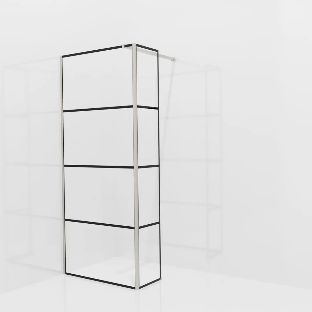 Balmani Modular inloopdouche met vaste zijwand