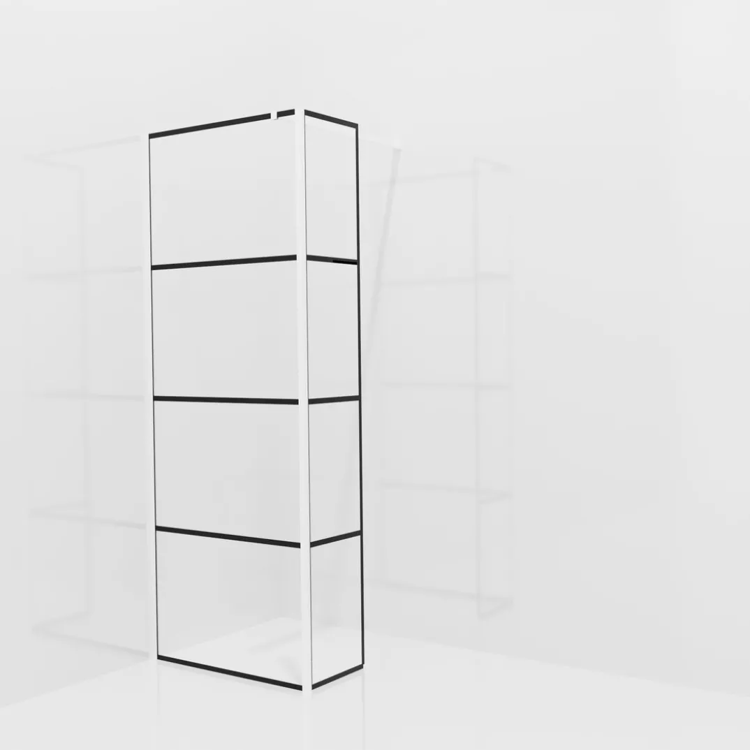 Balmani Modular inloopdouche met vaste zijwand