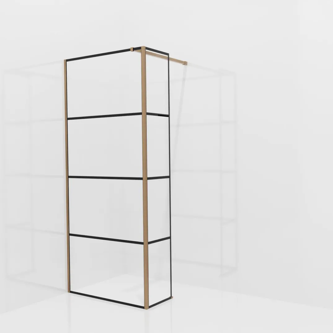Balmani Modular inloopdouche met vaste zijwand