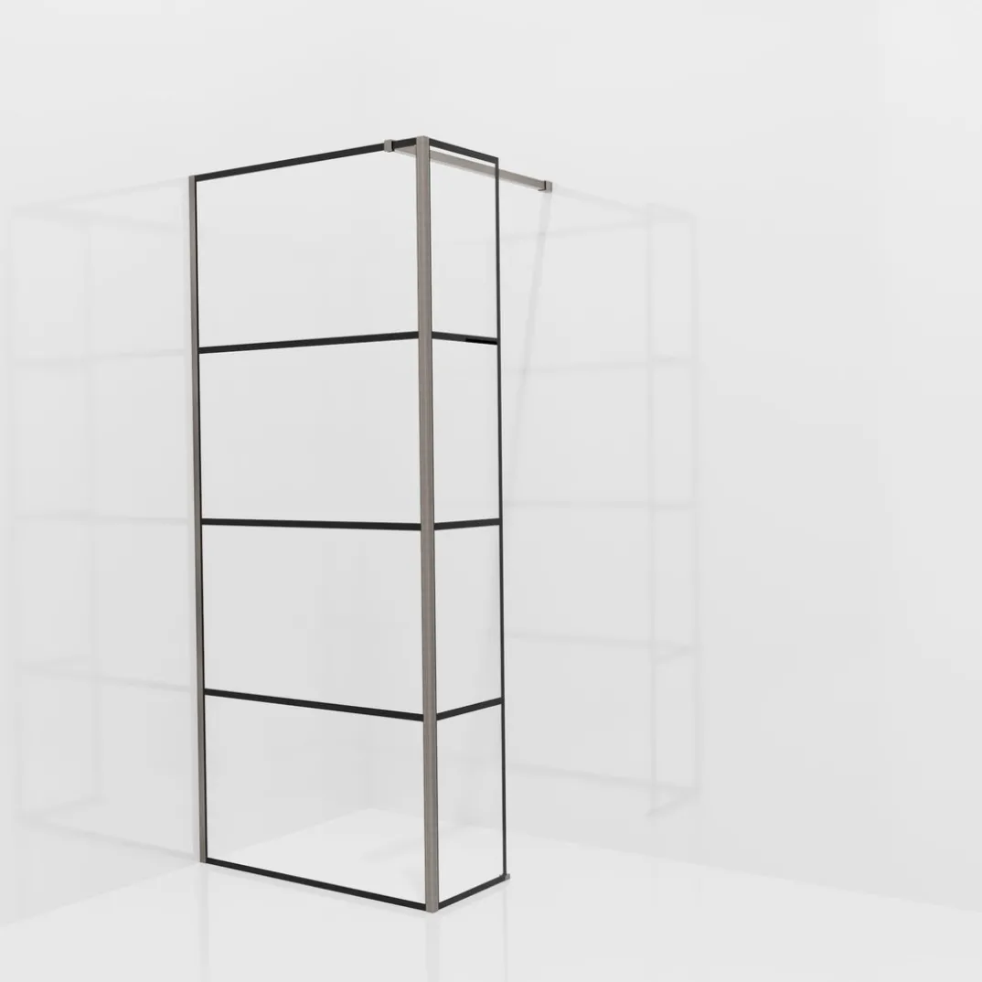 Balmani Modular inloopdouche met vaste zijwand