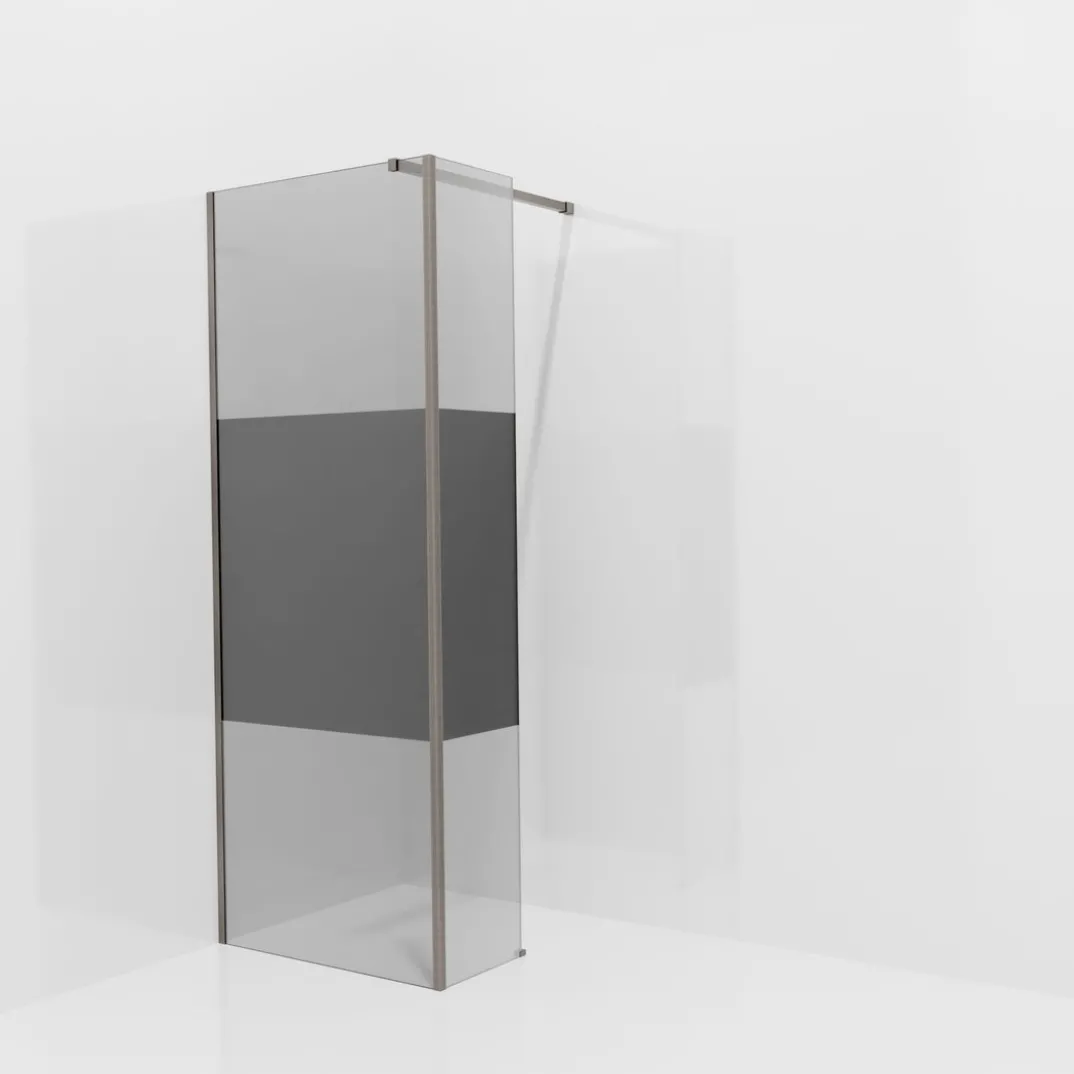 Balmani Modular inloopdouche met vaste zijwand
