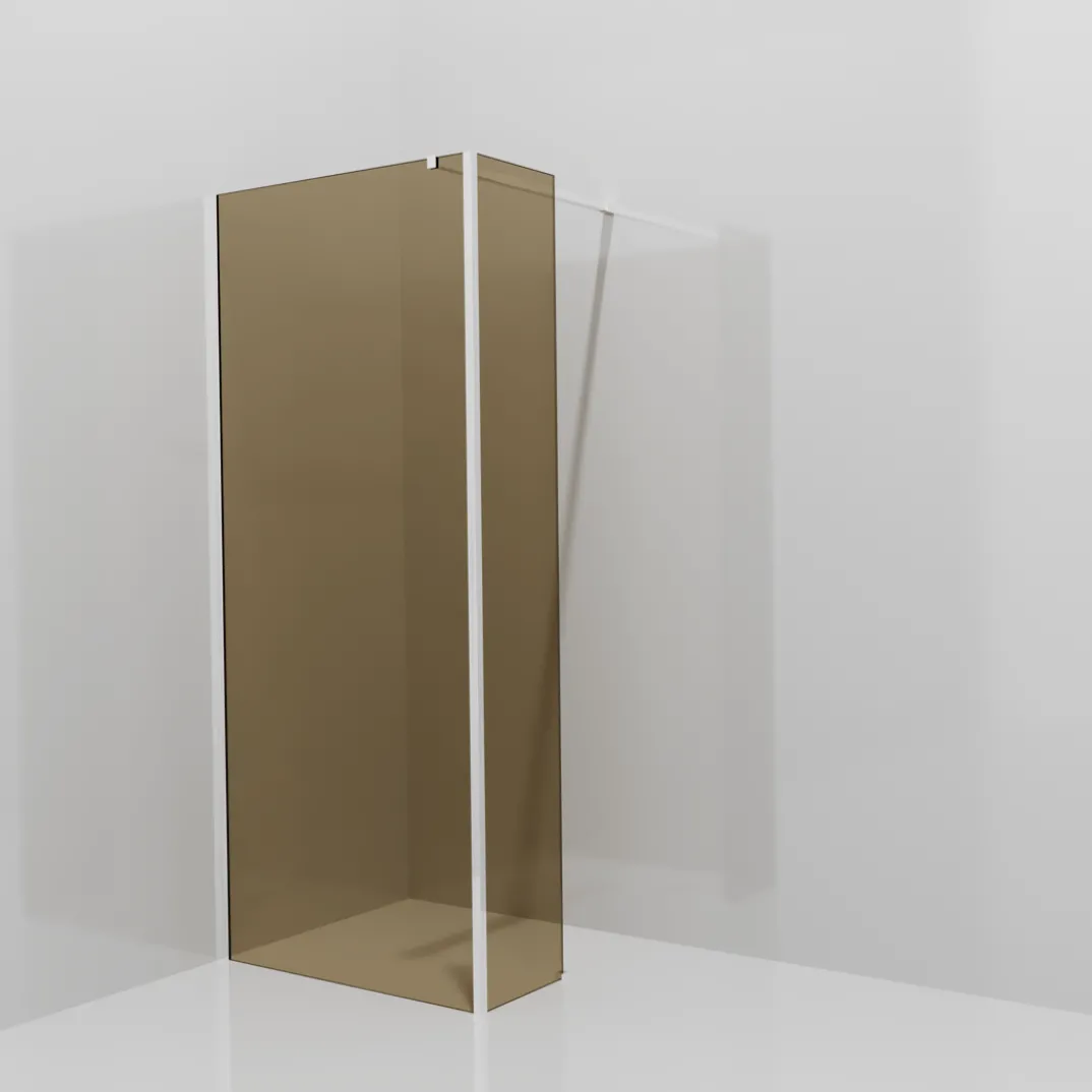 Balmani Modular inloopdouche met vaste zijwand