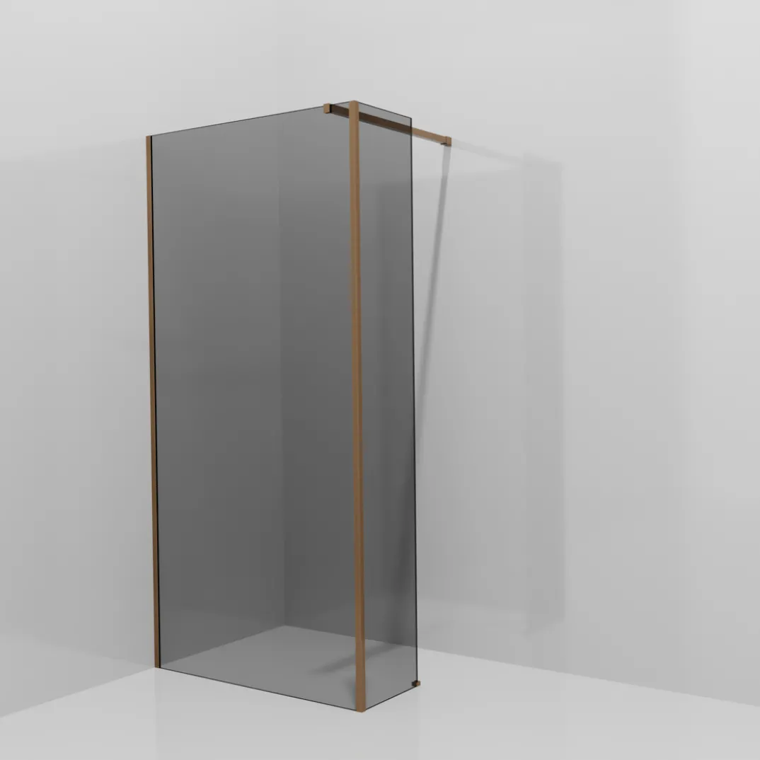 Balmani Modular inloopdouche met vaste zijwand