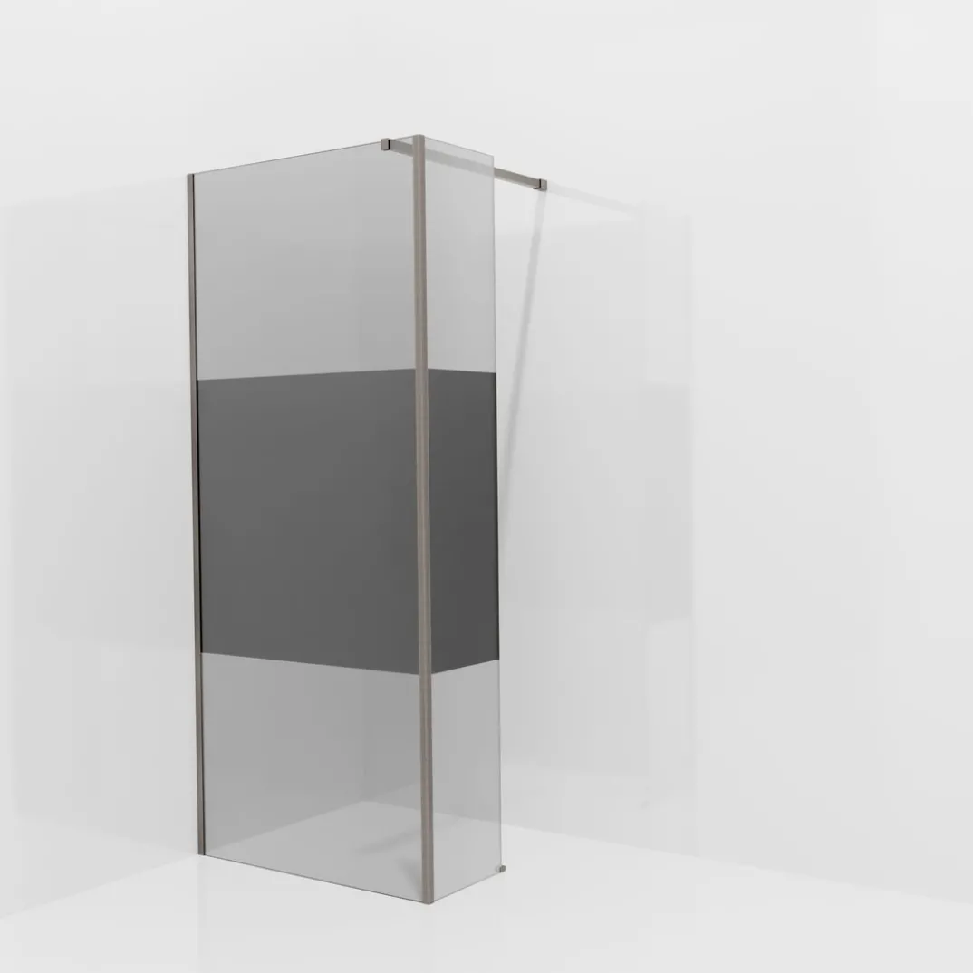 Balmani Modular inloopdouche met vaste zijwand