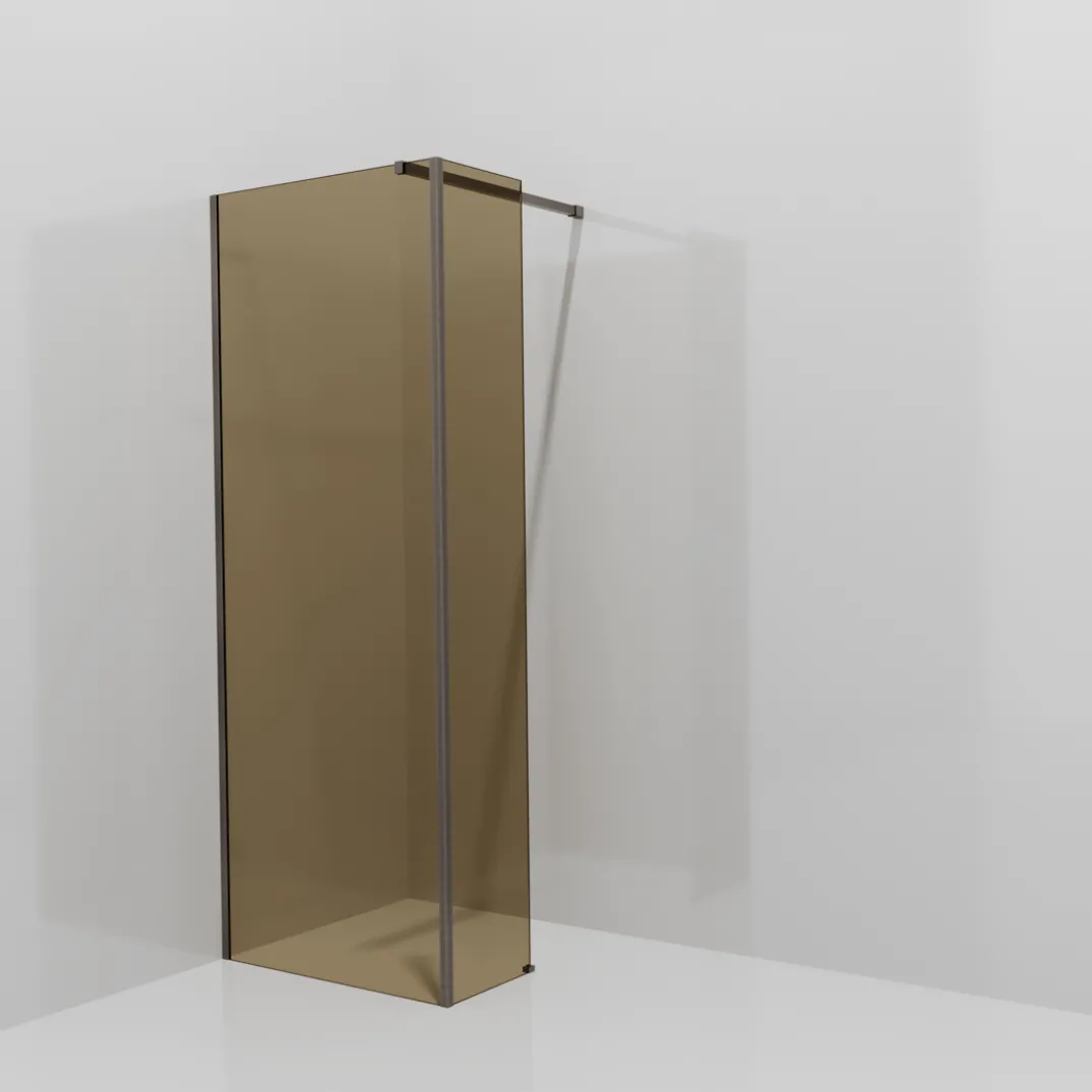 Balmani Modular inloopdouche met vaste zijwand