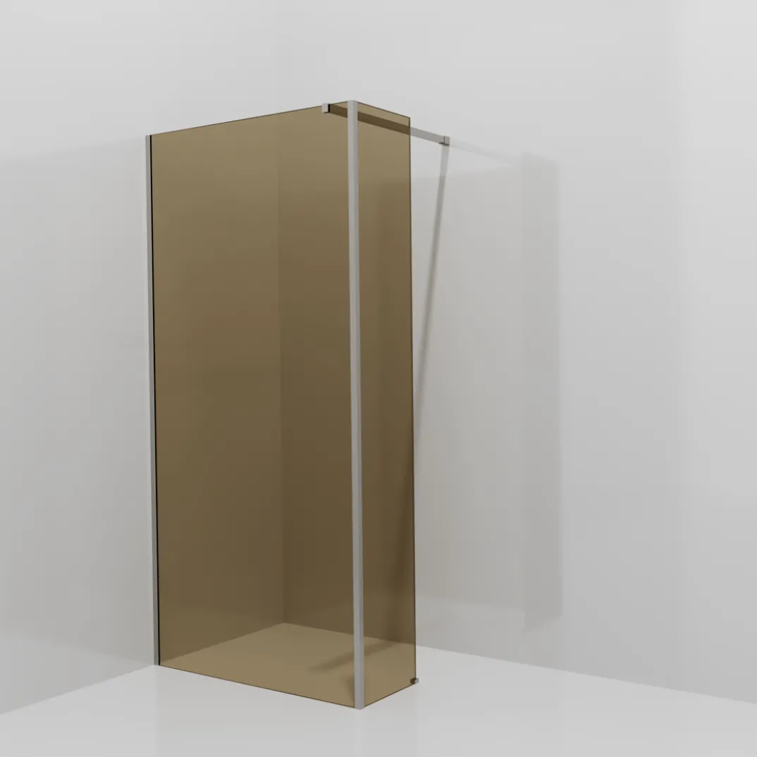 Balmani Modular inloopdouche met vaste zijwand