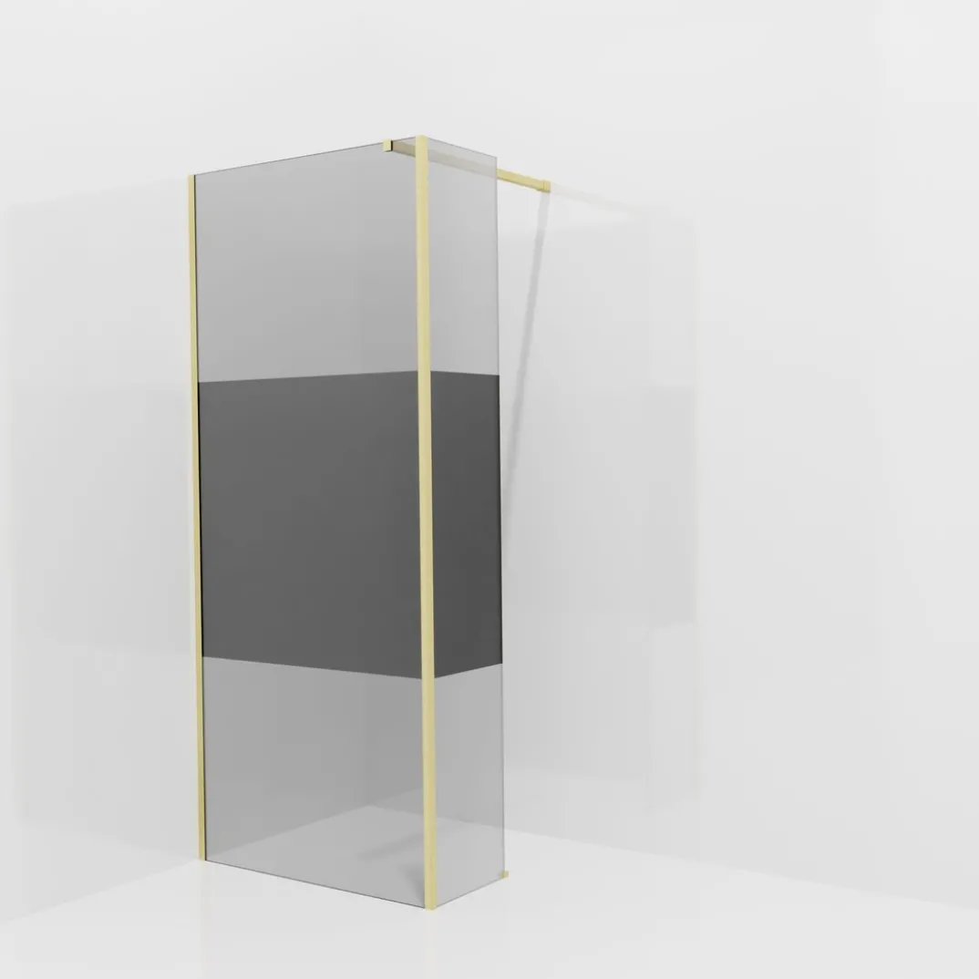 Balmani Modular inloopdouche met vaste zijwand