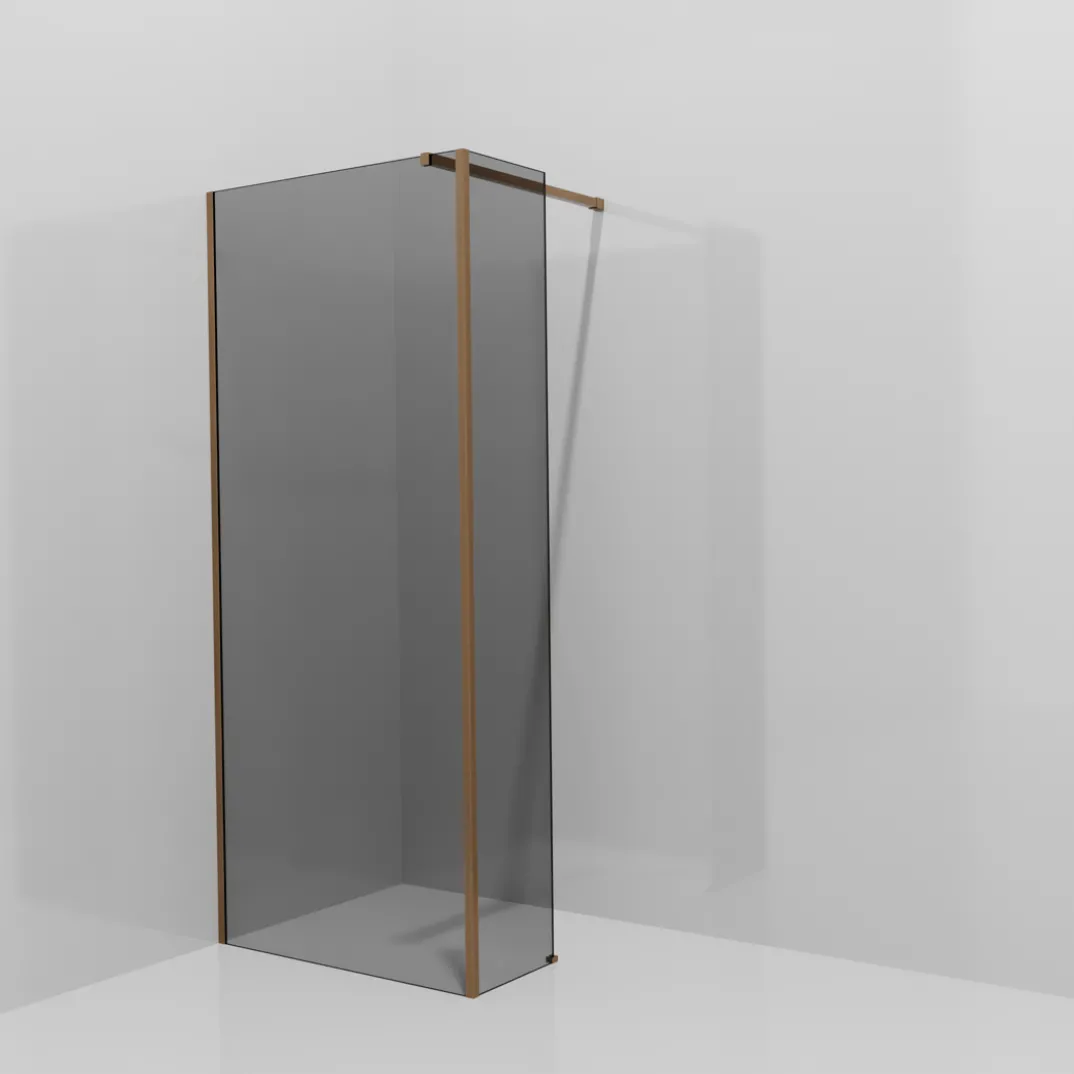 Balmani Modular inloopdouche met vaste zijwand