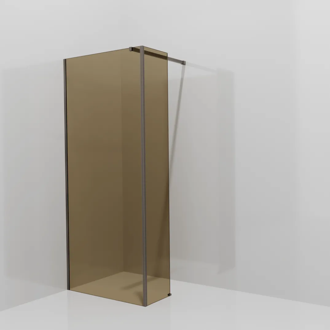 Balmani Modular inloopdouche met vaste zijwand