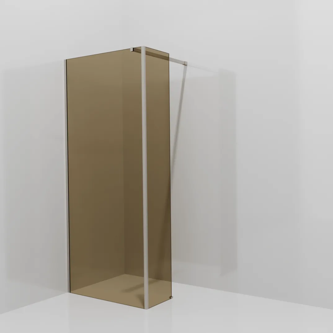 Balmani Modular inloopdouche met vaste zijwand