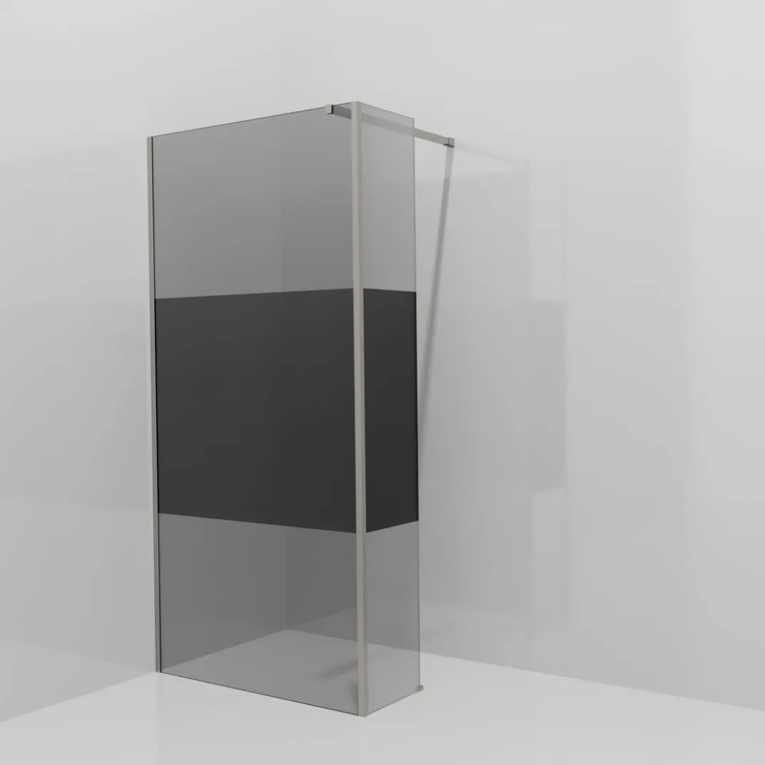 Balmani Modular inloopdouche met vaste zijwand