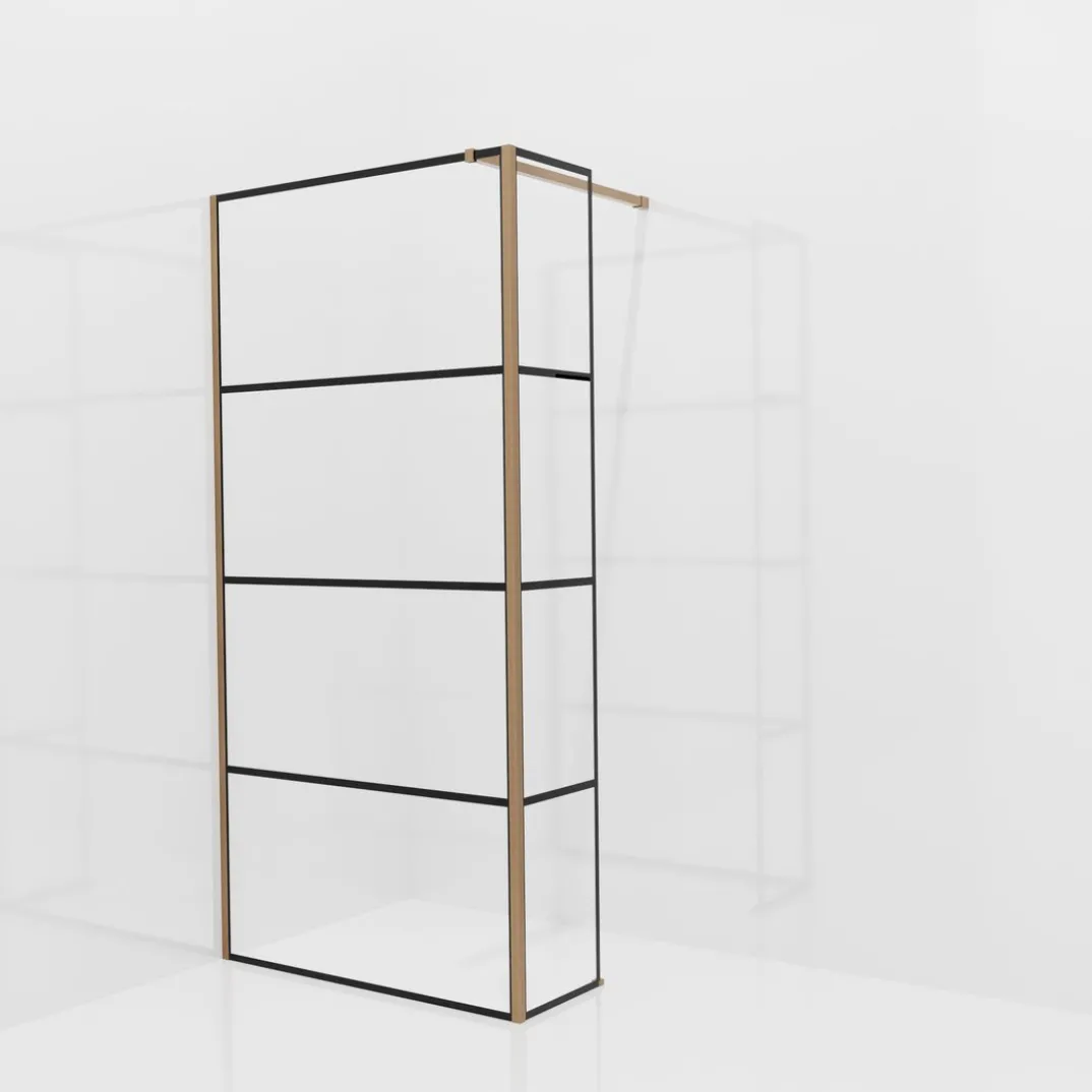 Balmani Modular inloopdouche met vaste zijwand