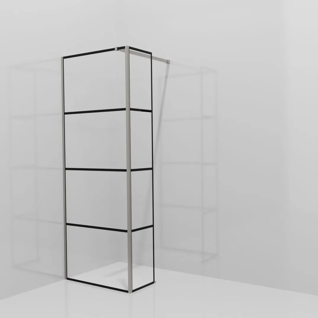 Balmani Modular inloopdouche met vaste zijwand
