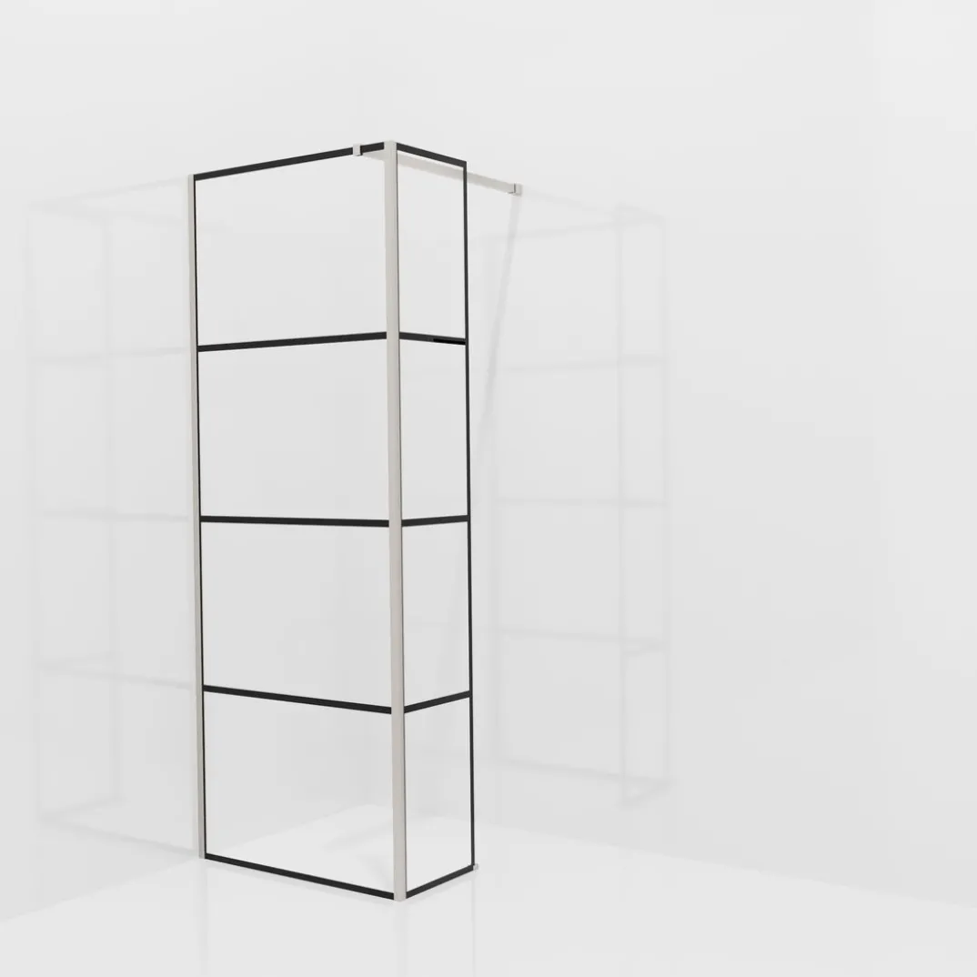 Balmani Modular inloopdouche met vaste zijwand