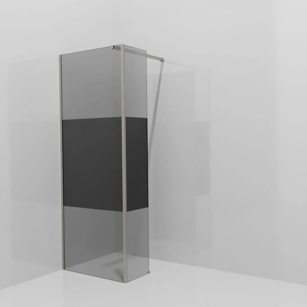 Balmani Modular inloopdouche met vaste zijwand