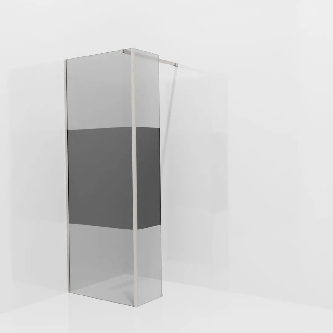 Balmani Modular inloopdouche met vaste zijwand