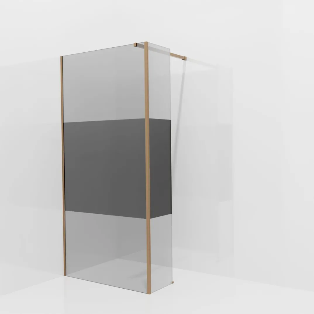 Balmani Modular inloopdouche met vaste zijwand