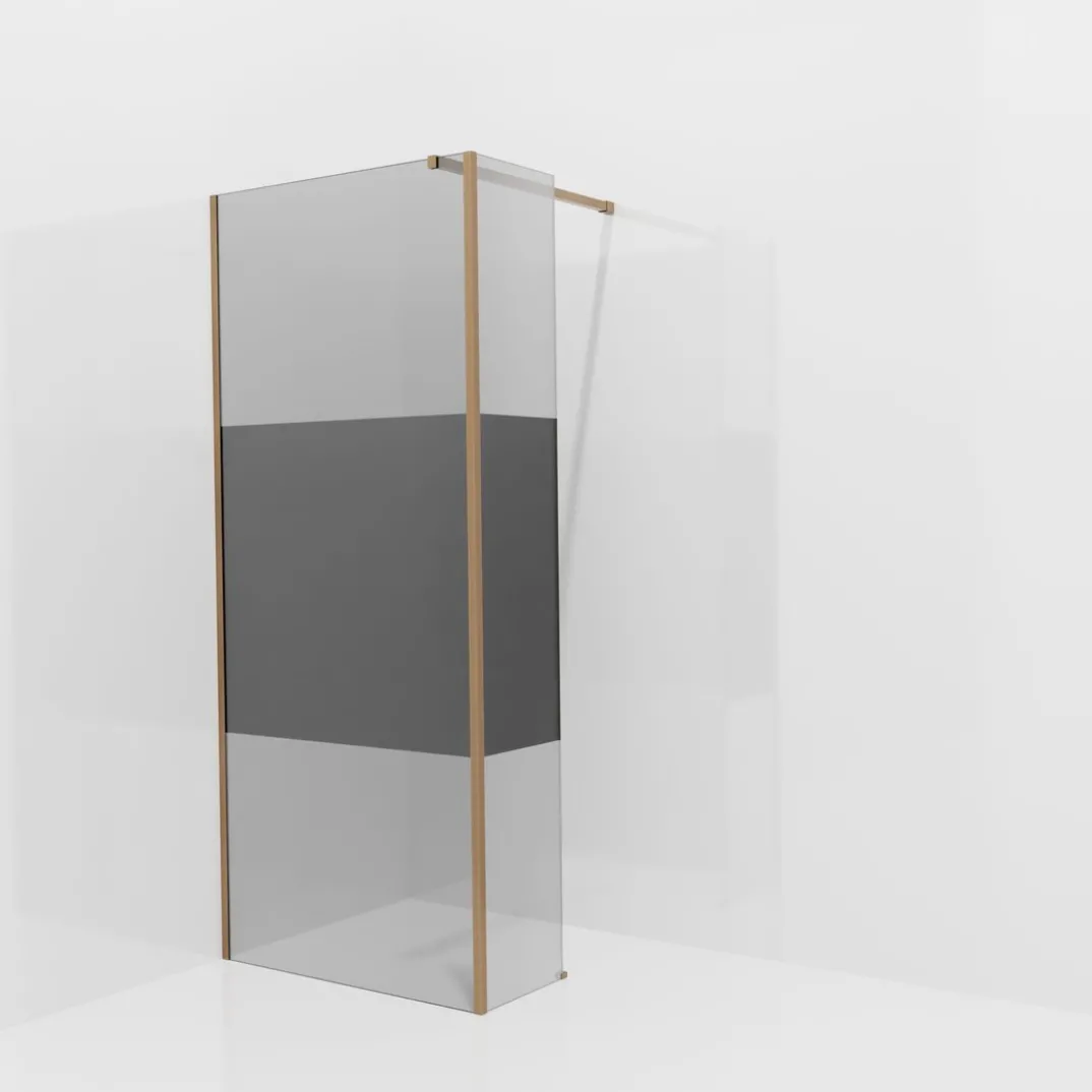 Balmani Modular inloopdouche met vaste zijwand