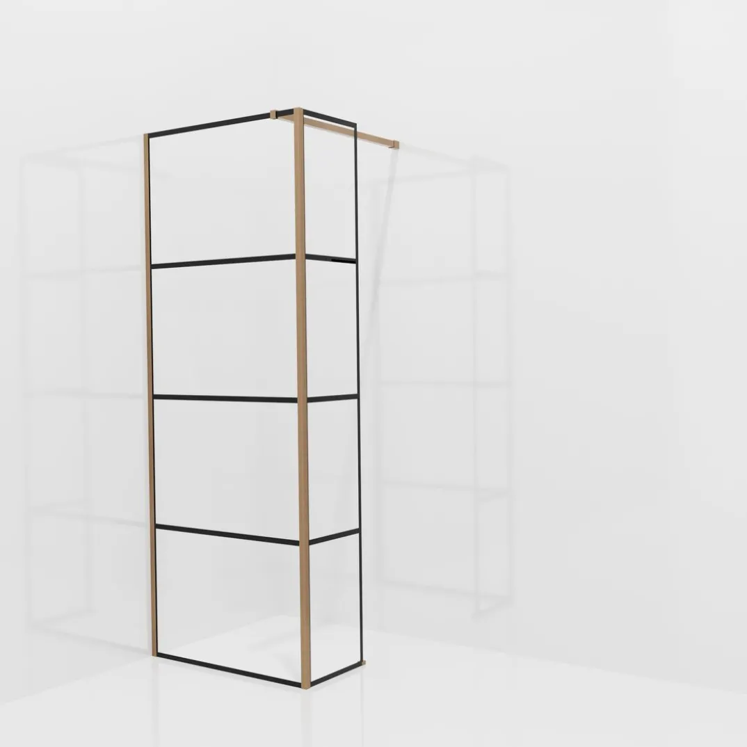 Balmani Modular inloopdouche met vaste zijwand