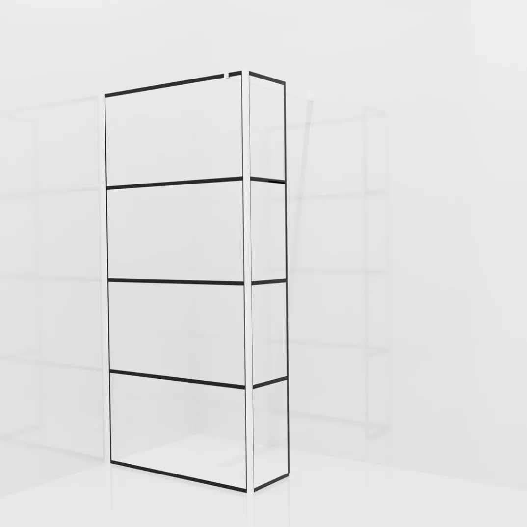 Balmani Modular inloopdouche met vaste zijwand