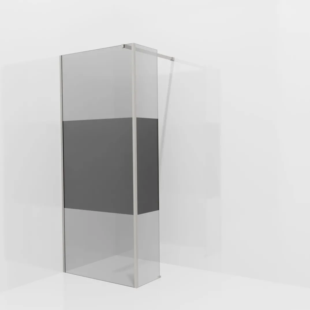 Balmani Modular inloopdouche met vaste zijwand