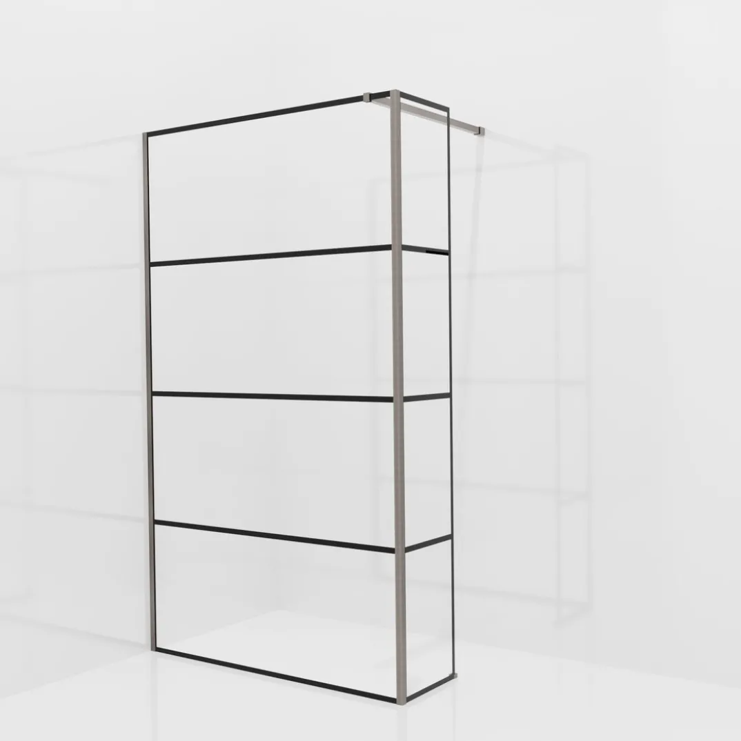 Balmani Modular inloopdouche met vaste zijwand