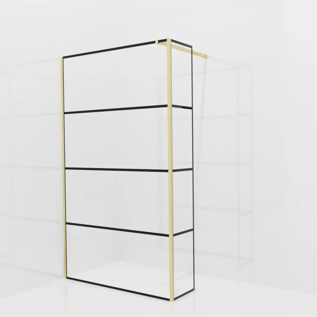 Balmani Modular inloopdouche met vaste zijwand