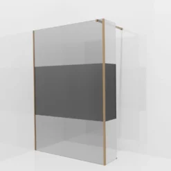 Balmani Modular inloopdouche met vaste zijwand