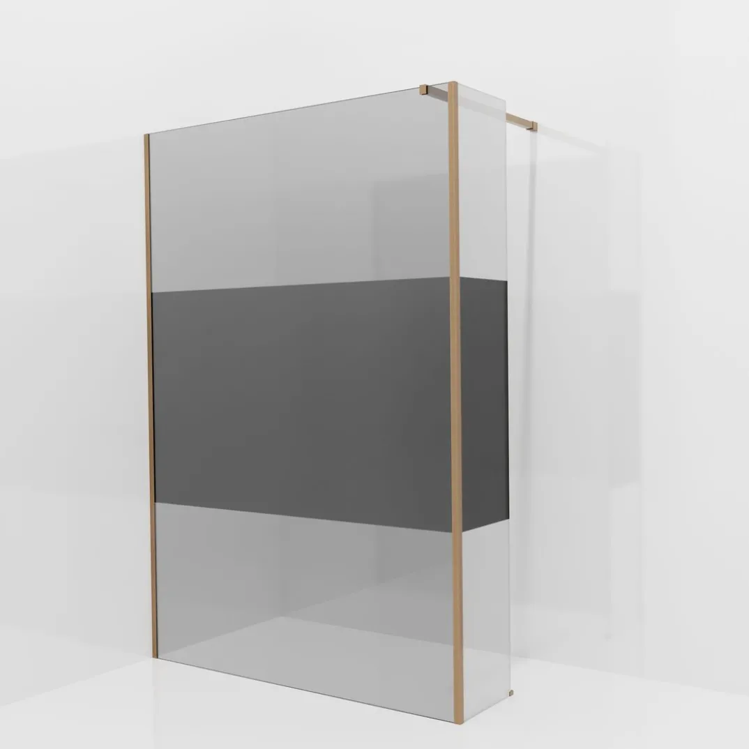 Balmani Modular inloopdouche met vaste zijwand