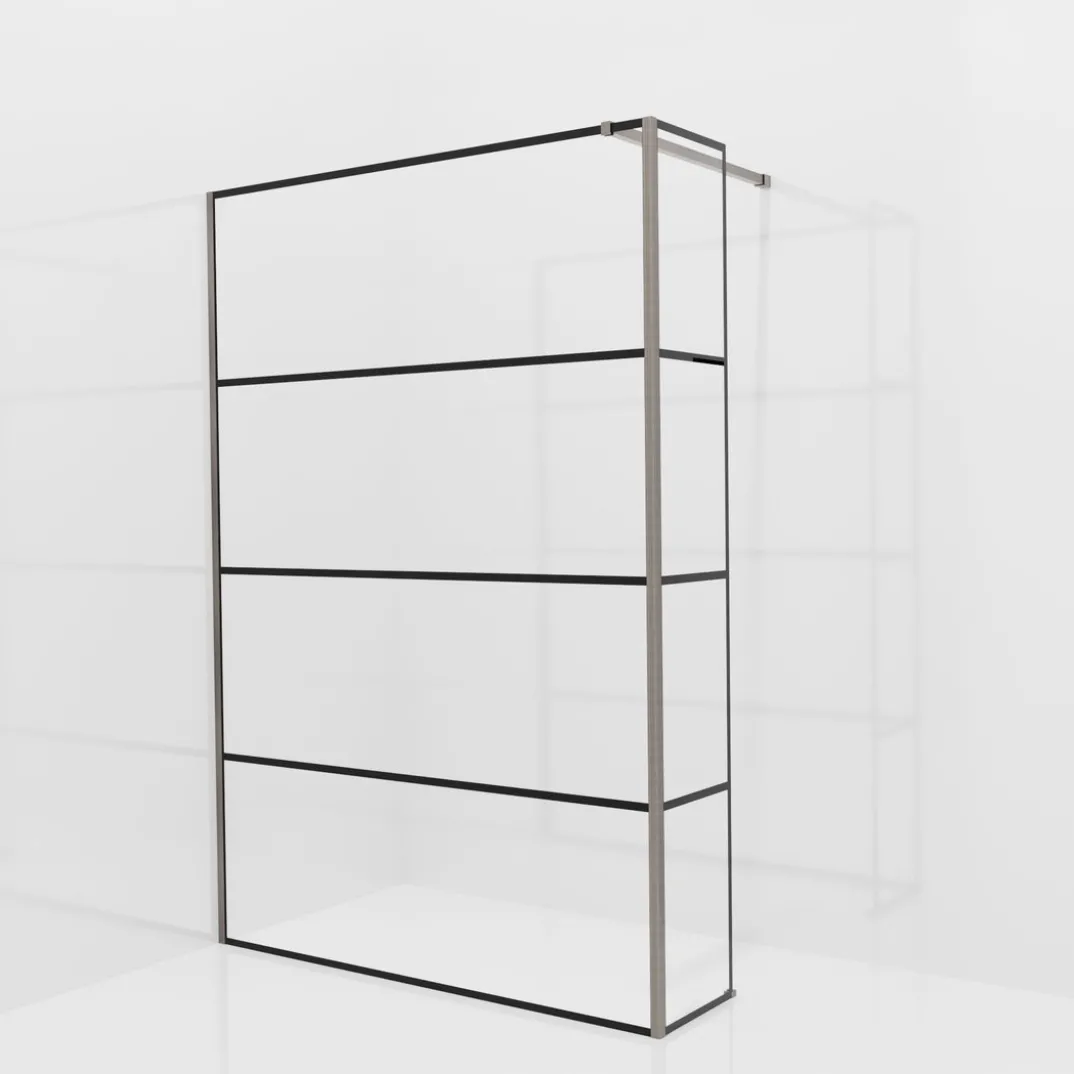 Balmani Modular inloopdouche met vaste zijwand