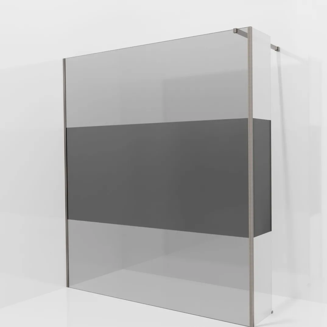 Balmani Modular inloopdouche met vaste zijwand