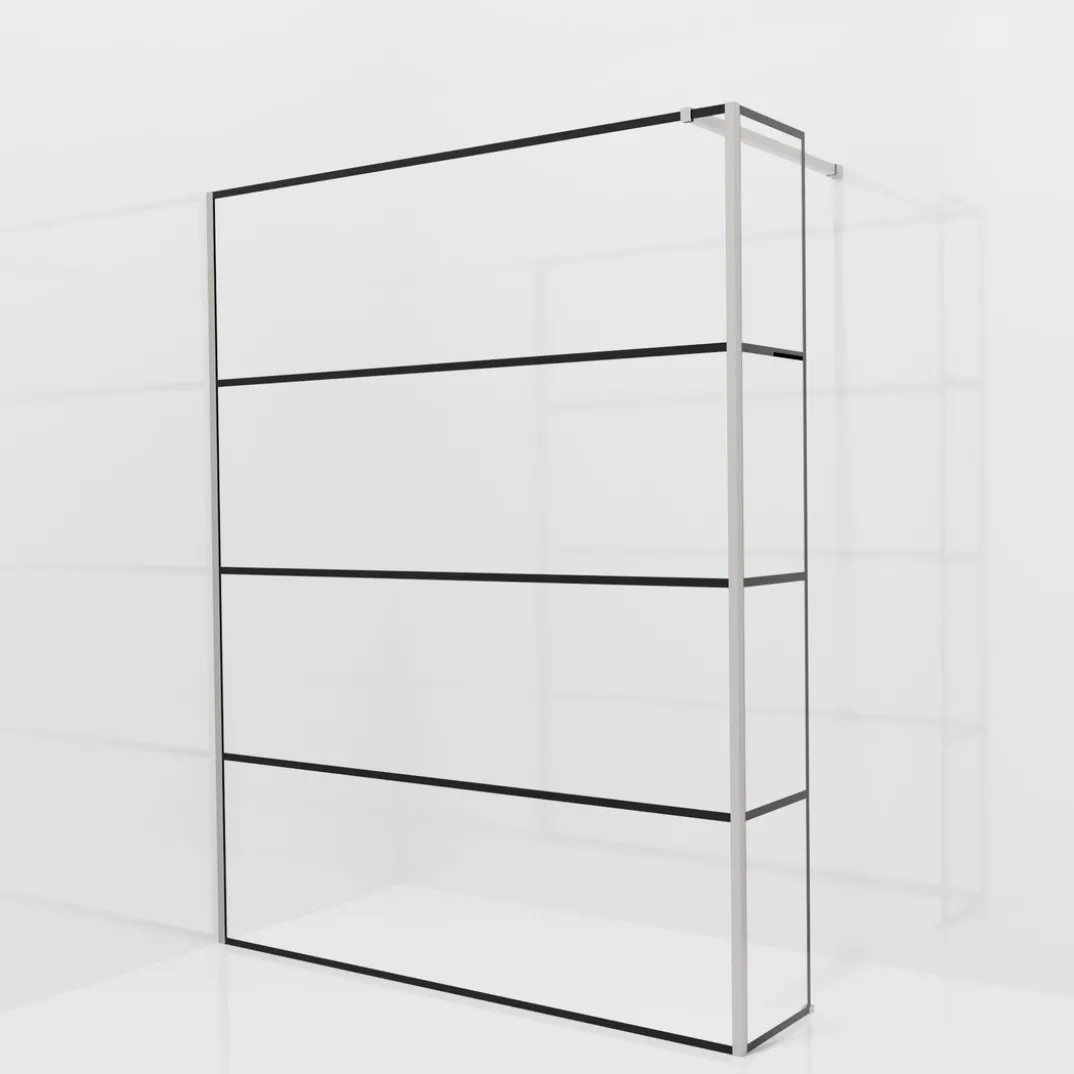 Balmani Modular inloopdouche met vaste zijwand