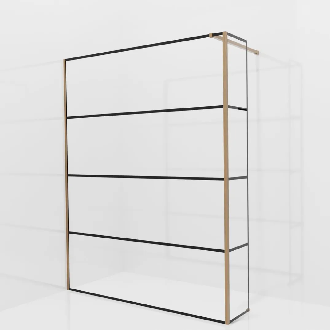 Balmani Modular inloopdouche met vaste zijwand