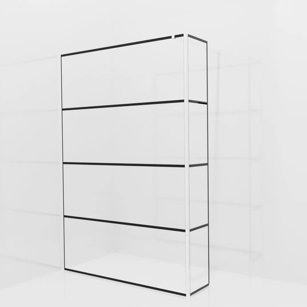Balmani Modular inloopdouche met vaste zijwand