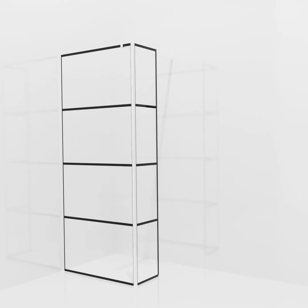 Balmani Modular inloopdouche met vaste zijwand