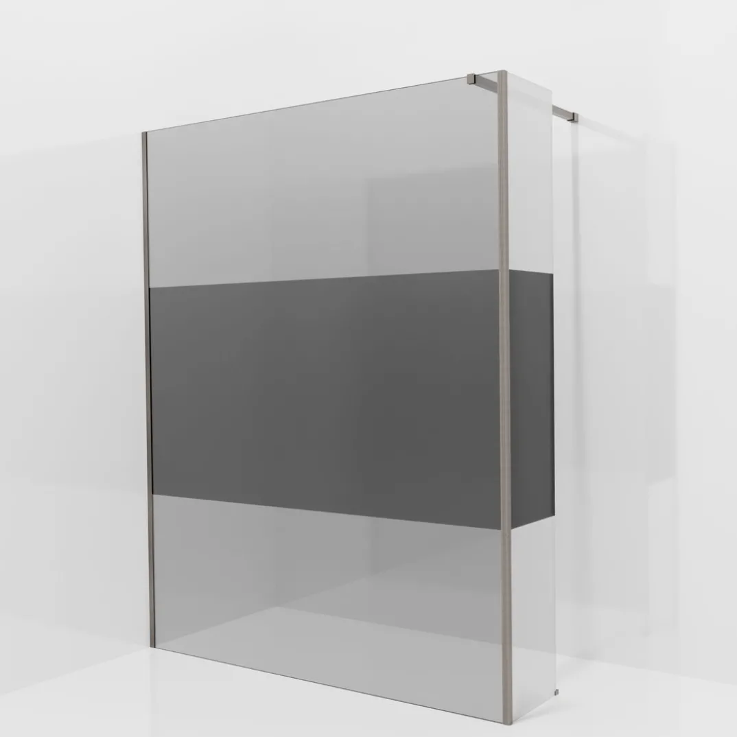 Balmani Modular inloopdouche met vaste zijwand