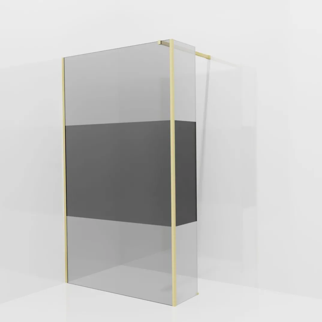 Balmani Modular inloopdouche met vaste zijwand