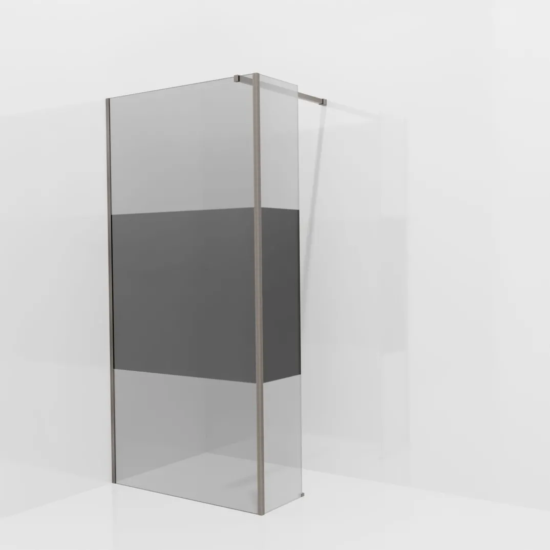 Balmani Modular inloopdouche met vaste zijwand