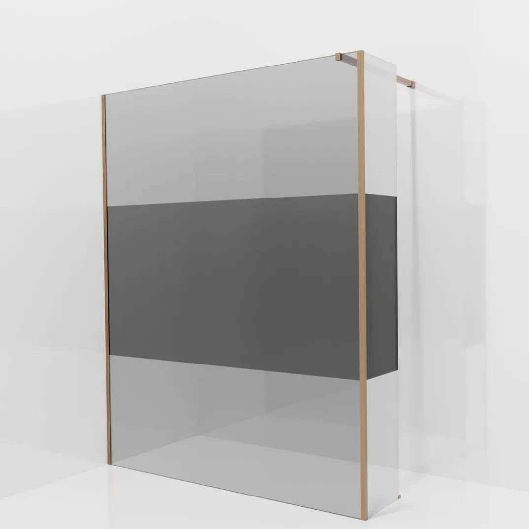 Balmani Modular inloopdouche met vaste zijwand