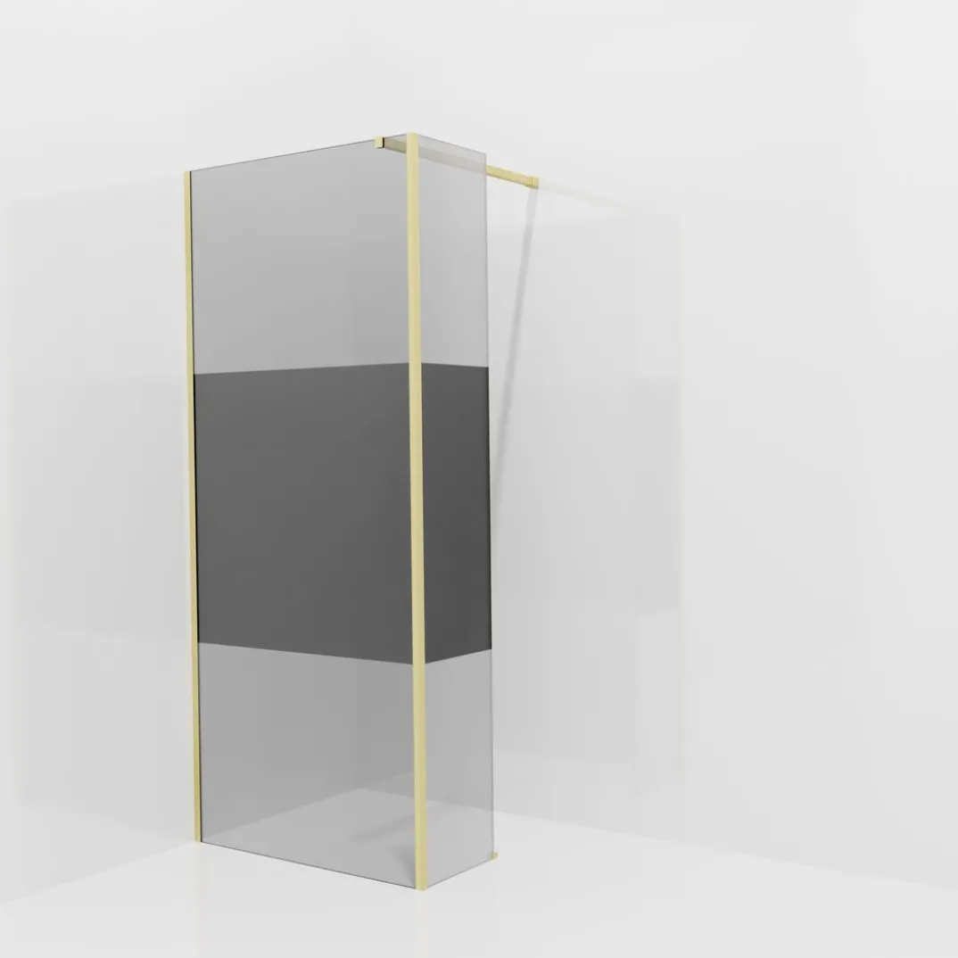 Balmani Modular inloopdouche met vaste zijwand