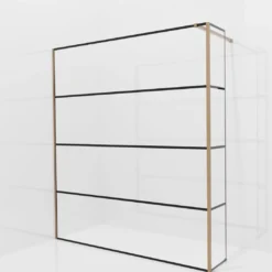 Balmani Modular inloopdouche met vaste zijwand