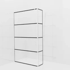 Balmani Modular inloopdouche met vaste zijwand