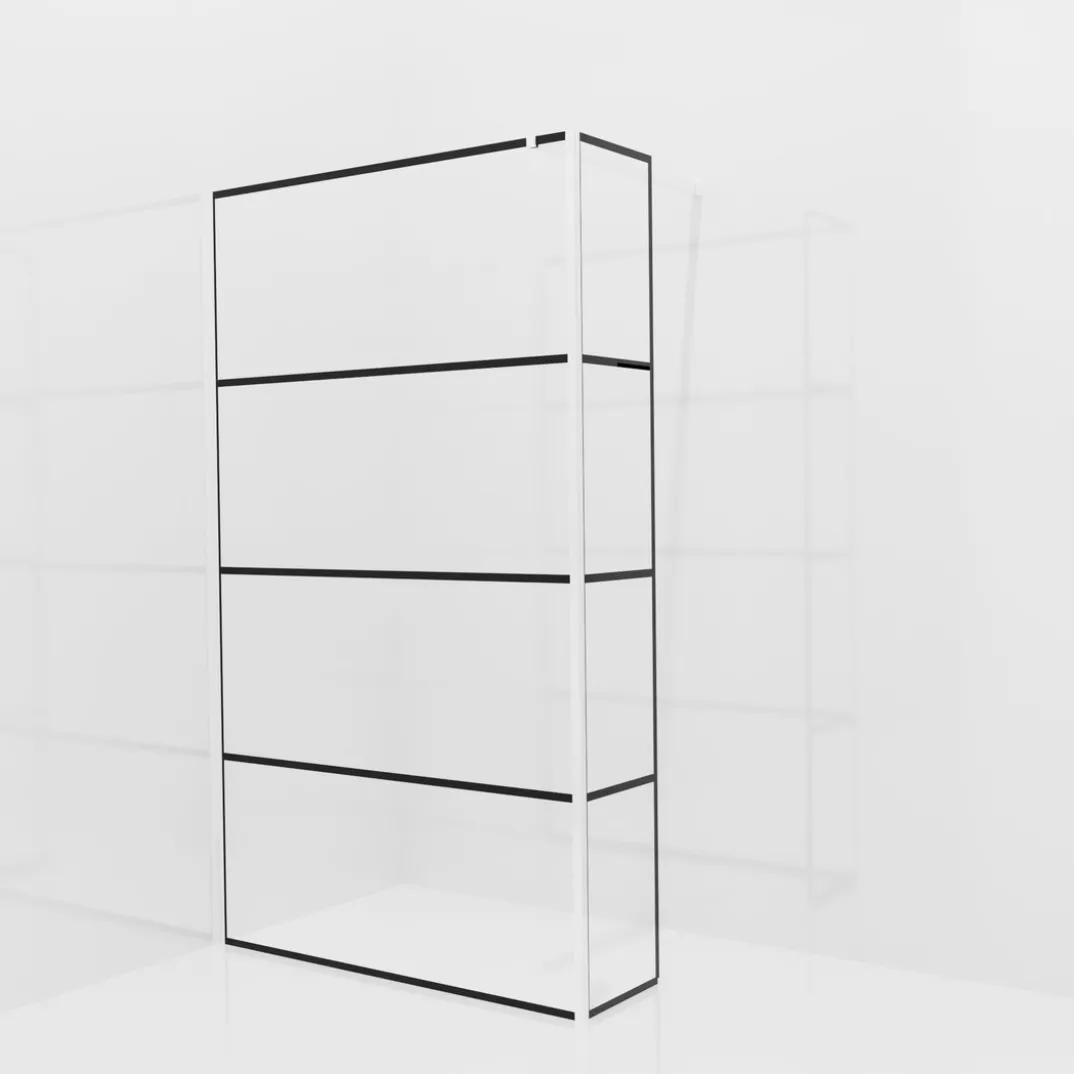 Balmani Modular inloopdouche met vaste zijwand