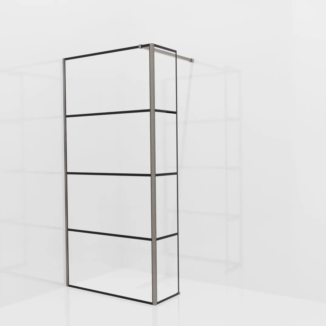 Balmani Modular inloopdouche met vaste zijwand