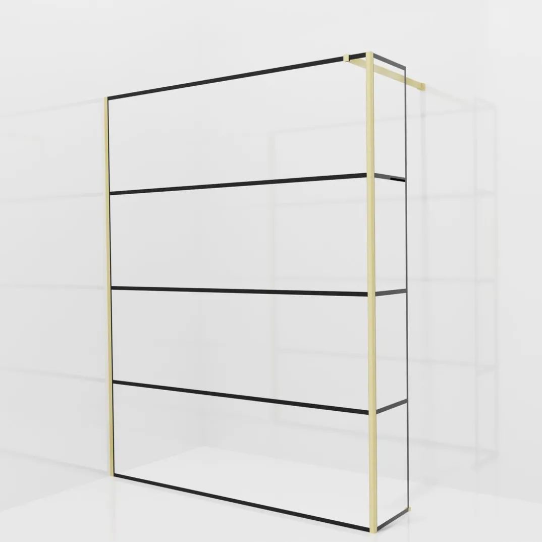 Balmani Modular inloopdouche met vaste zijwand