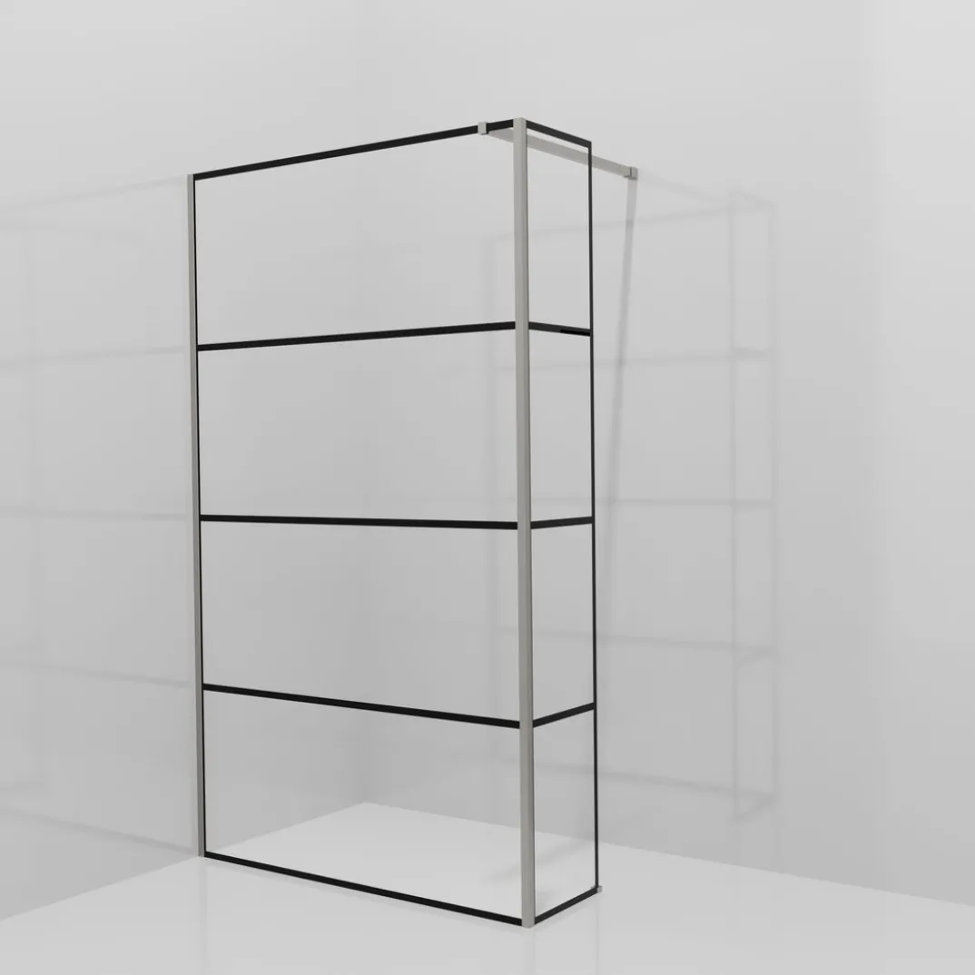 Balmani Modular inloopdouche met vaste zijwand