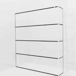 Balmani Modular inloopdouche met vaste zijwand