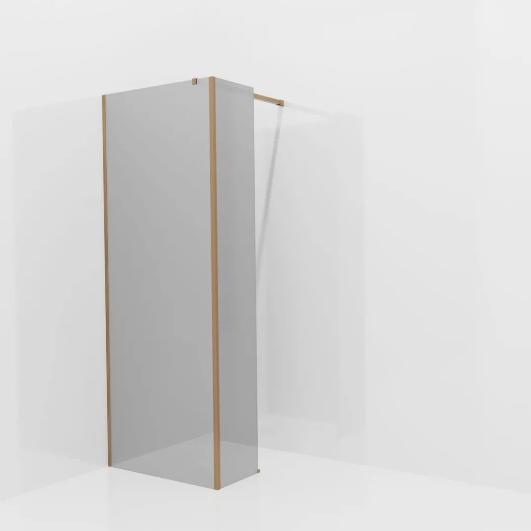 Balmani Modular inloopdouche met vaste zijwand