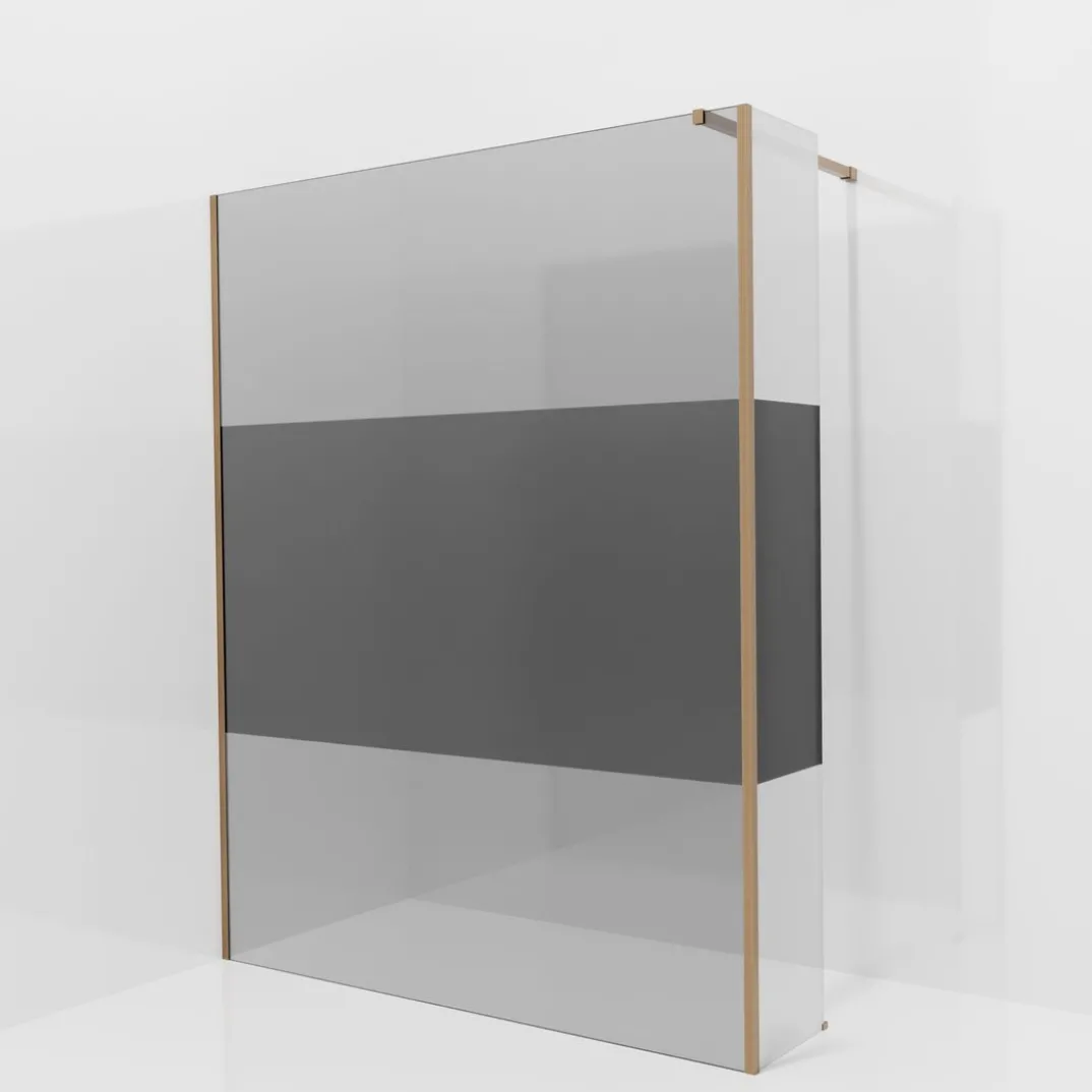 Balmani Modular inloopdouche met vaste zijwand
